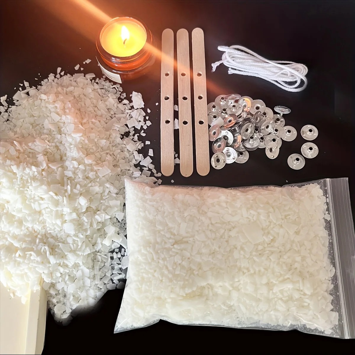 Candle Making Kit - مجموعات صنع الشموع 100 جرام شمع