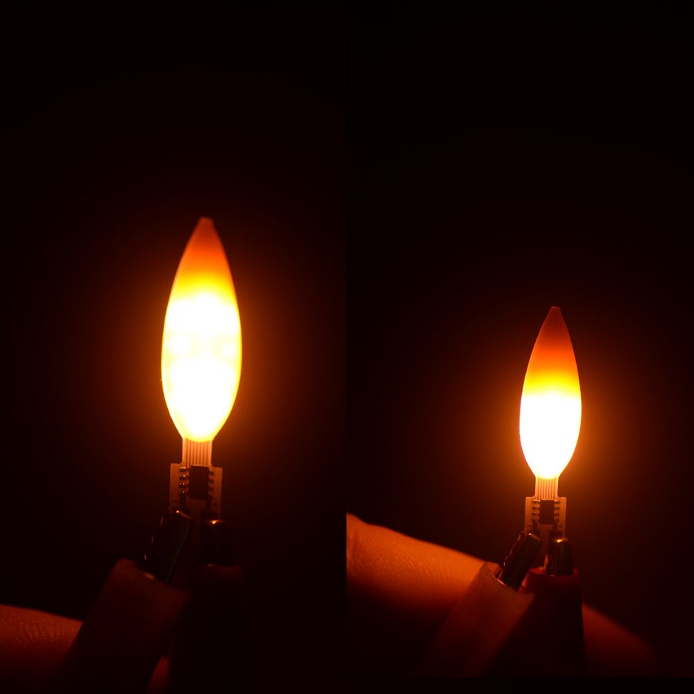 Candle Wick - شعلة لهب وامضة بتيار مستمر 3