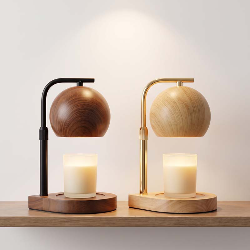 Silk Candle - مصباح تسخين الشموع بتصميم نورديك بسيط،