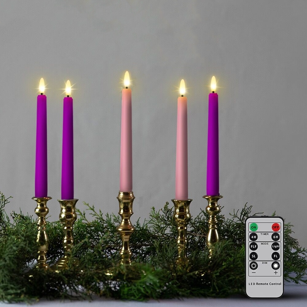 شمعة LED وامضة بطول 8 بوصات تع - مراجعة Candle Wick وسعره