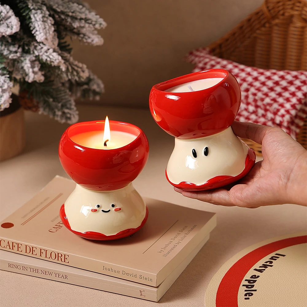 شمعة عطرية على شكل تفاحة لطيفة - مراجعة Soy Wax وسعره