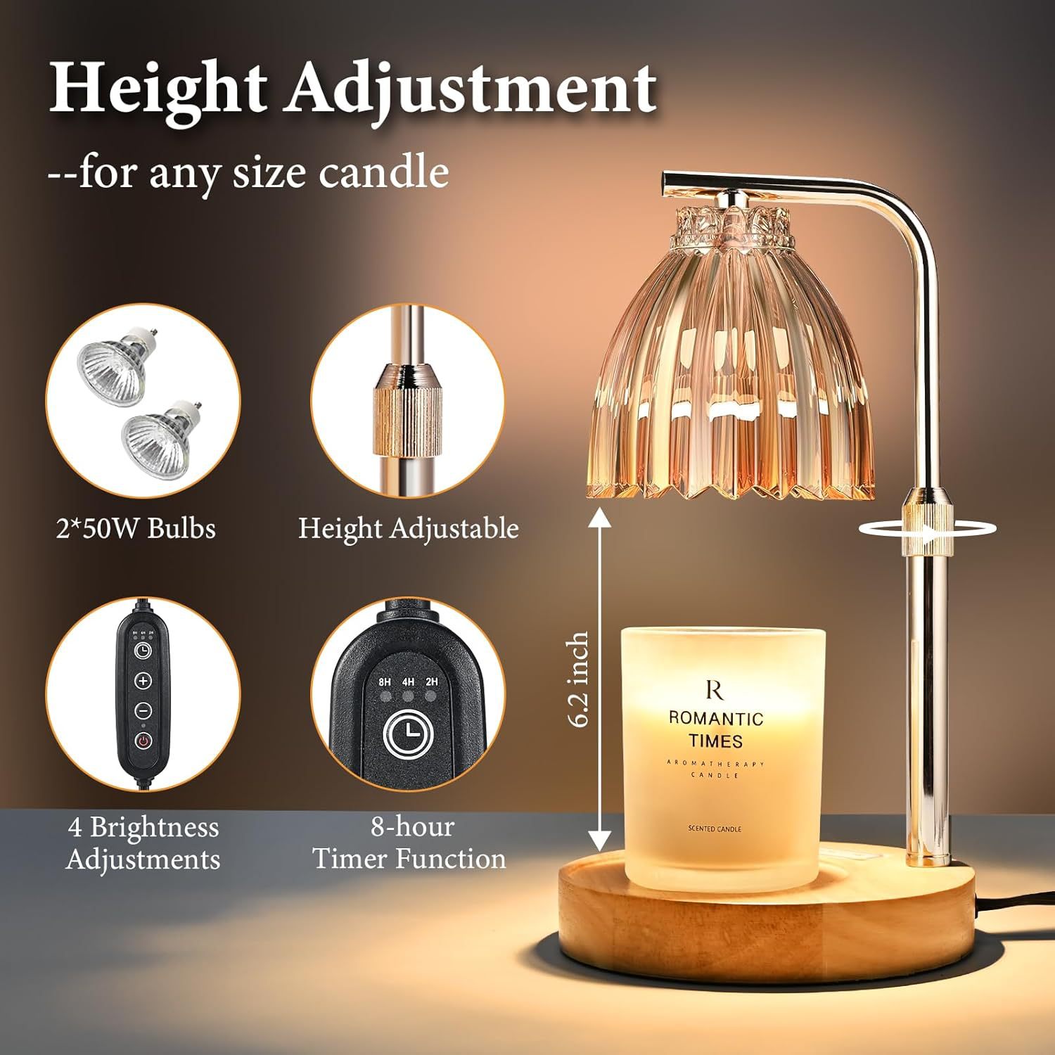 مصباح تسخين الشمع العطري قابل  - مراجعة Wax Melts وسعره