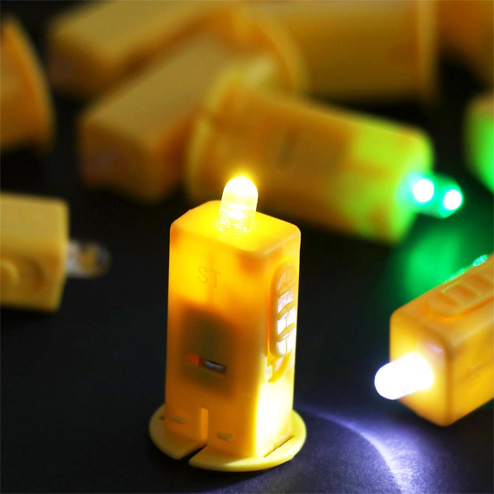 10 قطع فوانيس إلكترونية LED صغ - مراجعة Candle Wick وسعره