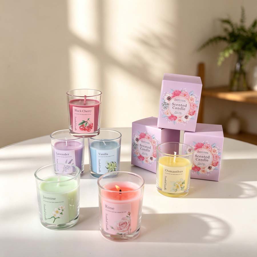 مجموعة هدايا شموع معطرة للعلاج - مراجعة Candle Fragrance وسعره